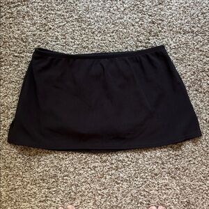 Lands End Women’s 14 Petite Dark Brown bathing suit skort